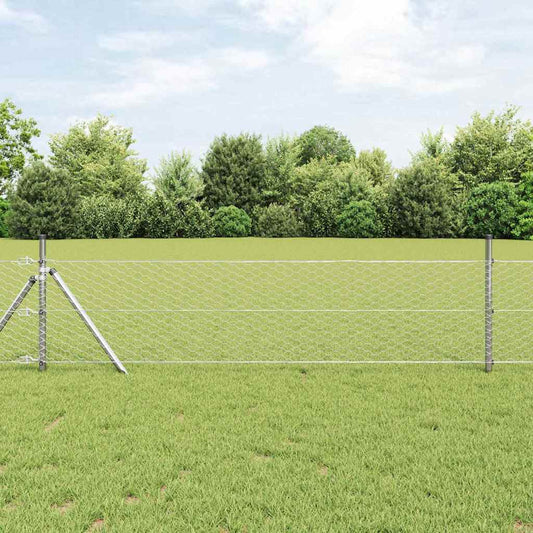 Hexagon Fence 0.6x10 m Galvanised Steel