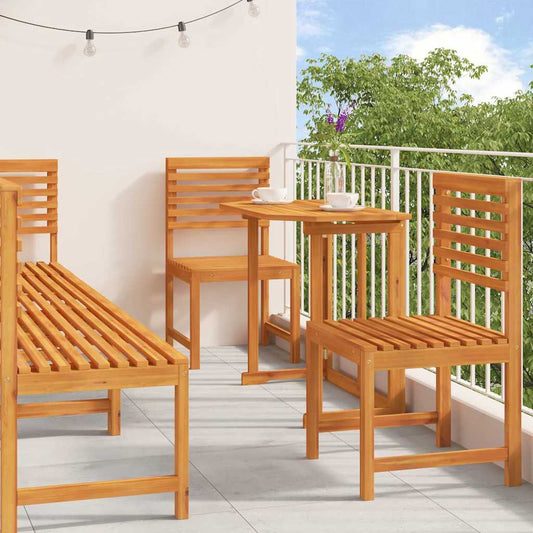 6-Piece Garden Dining Set - Solid Acacia Wood