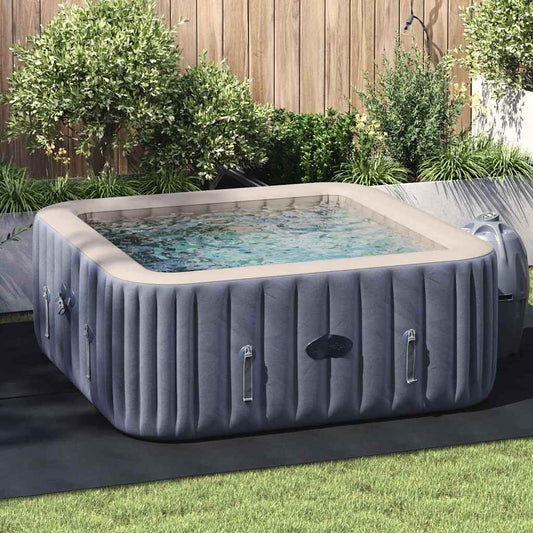 Rectangular Pool Cover Black PVC 300 x 220 cm Durable