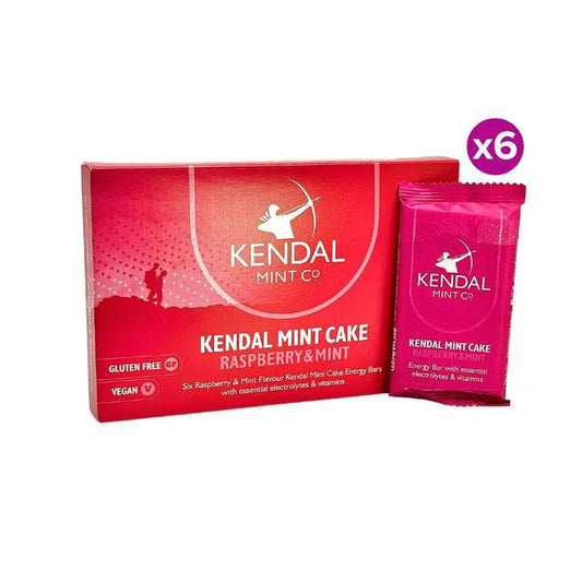 KMC NRG BAR Kendal Mint Cake Pocket-sized Energy Bar - Raspberry & Mint-0