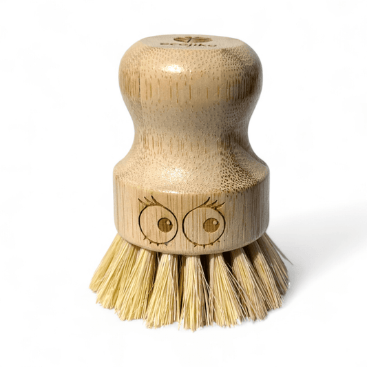 Glam Pot Scrubber | Fun Sustainable Bamboo Pot Scrubbing Brush-0