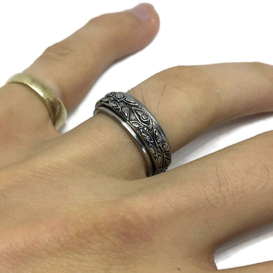 Third Eye Spinning Band Ring-2