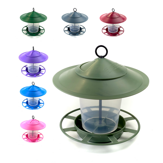 Easy Clean Lantern Bird Feeder - Prevent Disease & Protect Wildlife-0