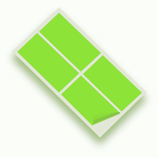 Apple Green Gloss 100x200mm Vinyl Wall Tile Stickers Kitchen & Bathroom Transfers-0