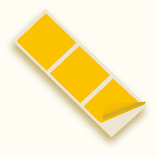 Bright Yellow Gloss 150mm SQ Vinyl Wall Tile Stickers Kitchen & Bathroom Transfers-0