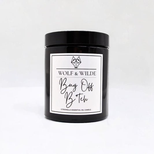 Bug Off B*tch - 100% Citronella Essential Oil Outdoor Scented Candle 200g-0