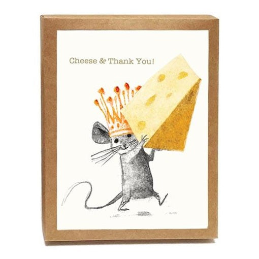 Cheese & Thank You Boxed Notes - Set of 8 Cards-0