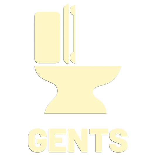 Mens Toilet Restroom Sign Sticker-10