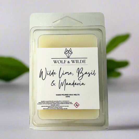 Lime Basil & Mandarin Soy Wax Melts 100g-0