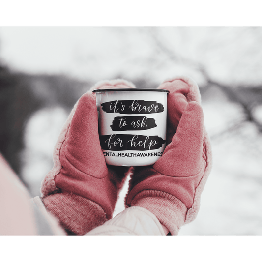 Its Brave To Ask For Help Mental Health Awareness Mug-0