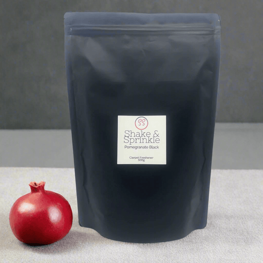 Pomegranate Black Inspired Shake & Sprinkle Carpet Freshener 500g-0
