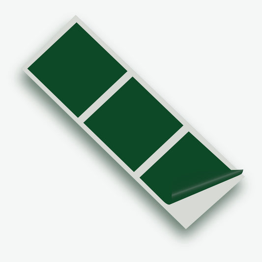 Racing Green Gloss 150mm SQ Vinyl Wall Tile Stickers Kitchen & Bathroom Transfers-0