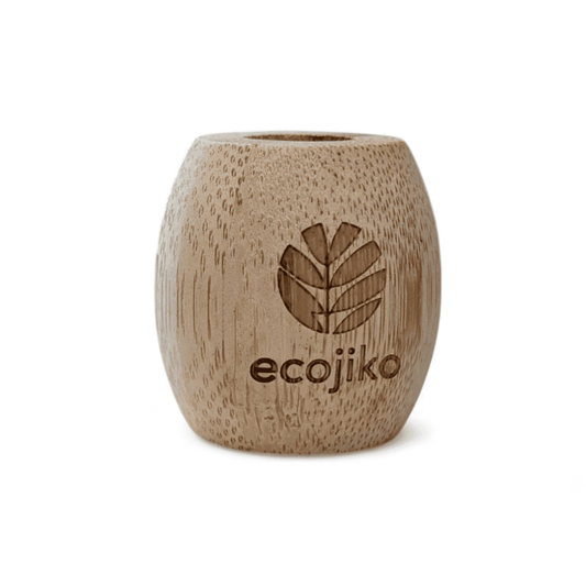 Unwaxed Bamboo Toothbrush Stand | Adult Sustainable Toothbrush Holder-0