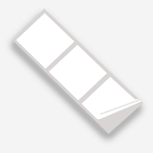 White Matte 10 x 8 inch SQ Vinyl Wall Tile Stickers Kitchen & Bathroom Transfers-0