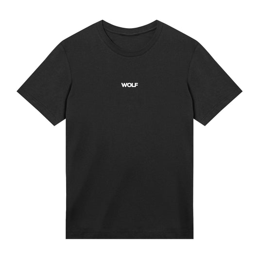'WOLF' Single T White Logo-0