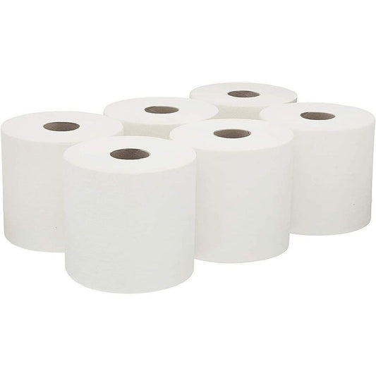 Centrefeed White Roll 6